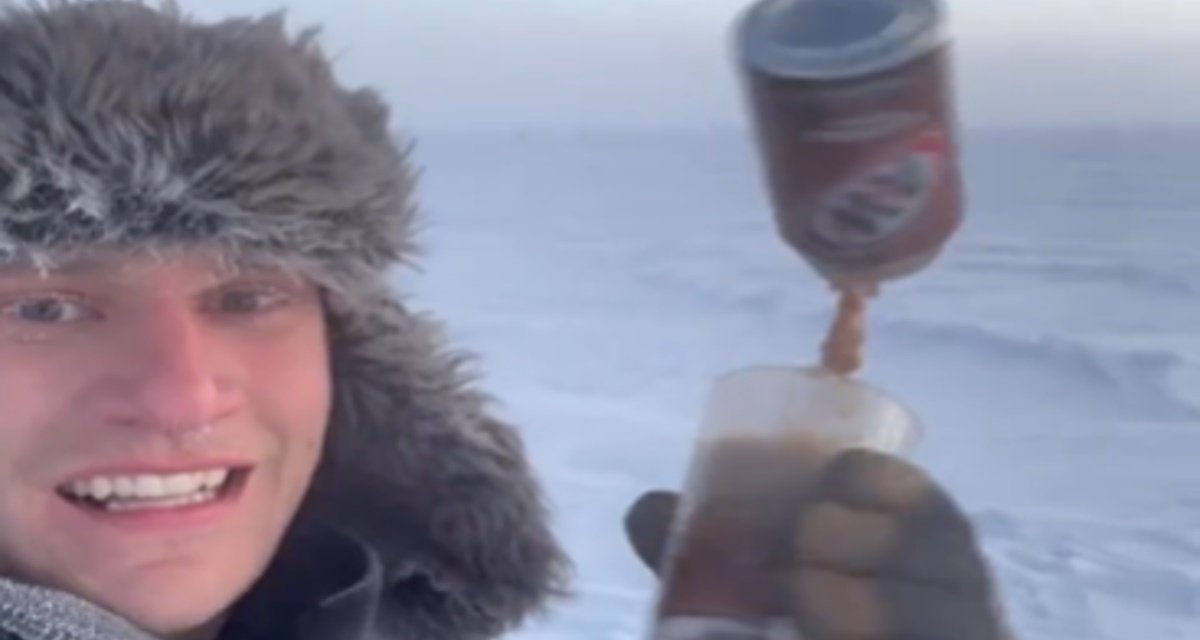 Viral Video Of Beer Freezing